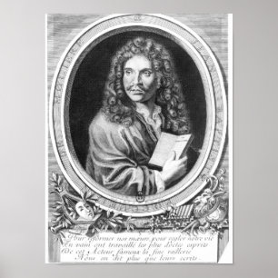 Portrait of Moliere Poster