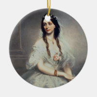 Portrait of Mrs C.W.Stoughton (d.1907), Three-quar
