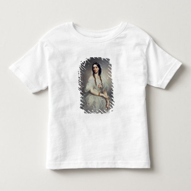 Portrait of Mrs C.W.Stoughton (d.1907), Three-quar Toddler T-Shirt (Front)