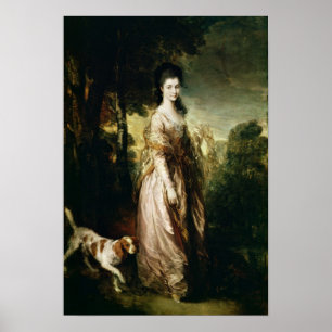 Portrait of Mrs. Lowndes-Stone c.1775 Poster