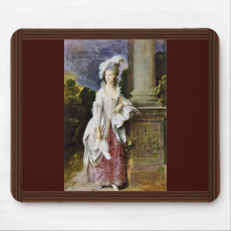 Portrait Of Mrs. Thomas Graham By Thomas Gainsboro Mouse Pad