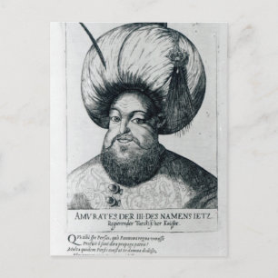 Portrait of Murad III Postcard
