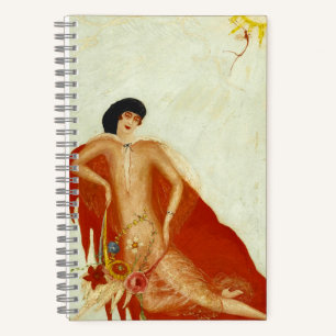 Portrait of Myself by Florine Stettheimer Notebook