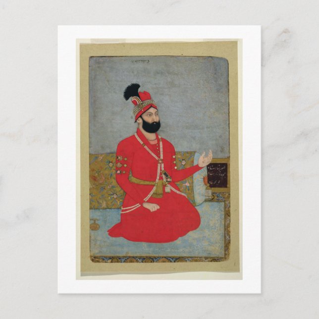 Portrait of Nadir Shah Afshar of Persia (1688-1747 Postcard (Front)