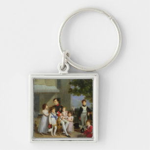 Portrait of Napoleon Bonaparte  with his Nephews Key Ring