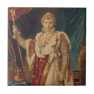 Portrait of Napoleon I   1808-11 Tile
