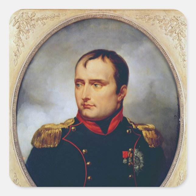 Portrait of Napoleon I , 1815 Square Sticker (Front)