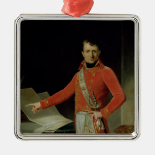 Portrait of Napoleon I Metal Tree Decoration