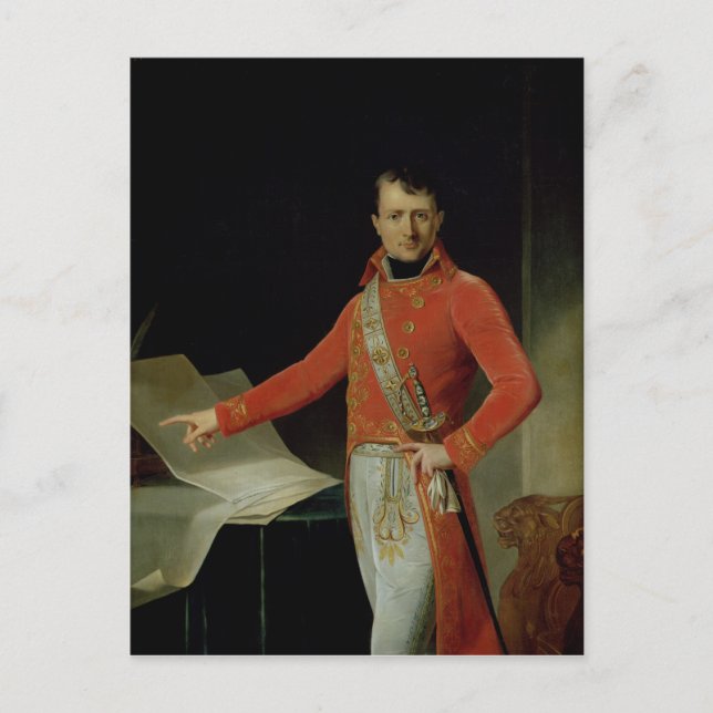 Portrait of Napoleon I Postcard (Front)