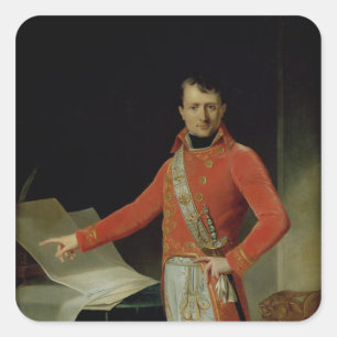 Portrait of Napoleon I Square Sticker