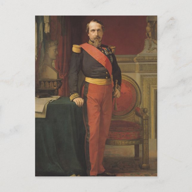 Portrait of Napoleon III  1862 Postcard (Front)