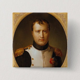 Portrait of Napoleon in Uniform 15 Cm Square Badge