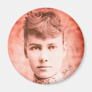 Portrait of Nellie Bly Magnet