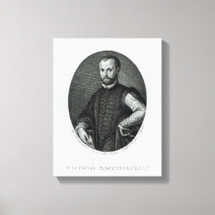 Portrait of Niccolo Machiavelli Canvas Print