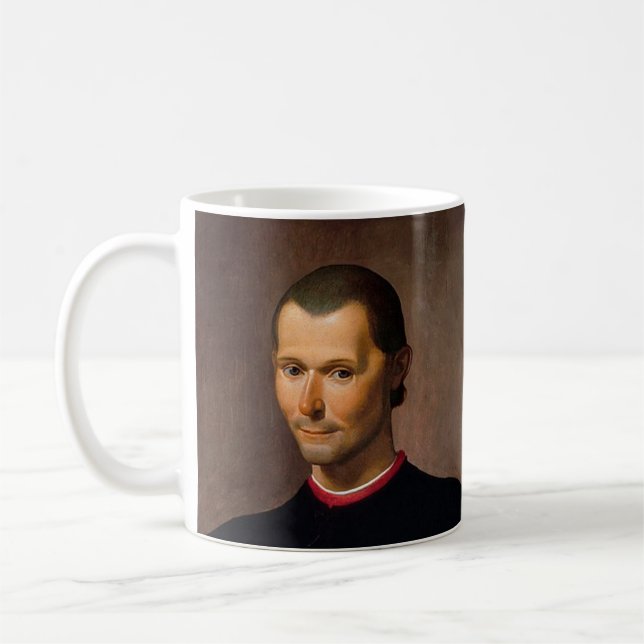 Portrait of Niccolò Machiavelli Coffee Mug (Left)