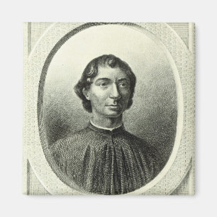 Portrait of Niccolo Machiavelli Magnet