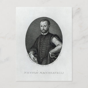 Portrait of Niccolo Machiavelli Postcard