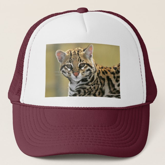 Portrait of Ocelot Trucker Hat (Front)
