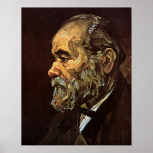 Portrait of Old Man with Beard by Vincent van Gogh Poster