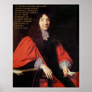 Portrait of Olivier Lefevre Poster