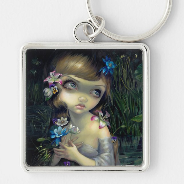 "Portrait of Ophelia" Keychain (Front)