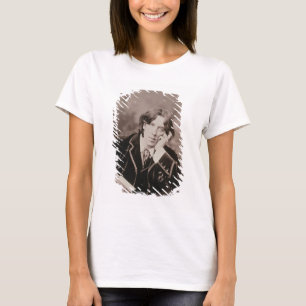 Portrait of Oscar Wilde (1854-1900), 1882 (b/w pho T-Shirt