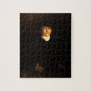 Portrait of Otto Von Bismarck (1815-98) (oil on pa Jigsaw Puzzle