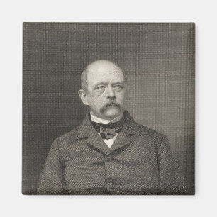 Portrait of Otto von Bismarck Magnet