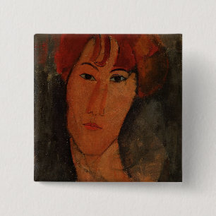 Portrait of Pardy, c.1915 (oil on canvas) 15 Cm Square Badge
