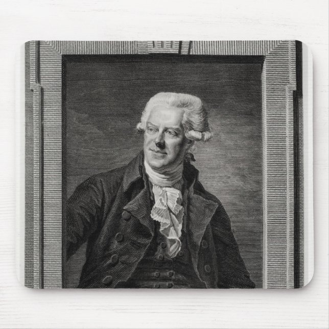 Portrait of Pascal Paoli Mouse Pad (Front)