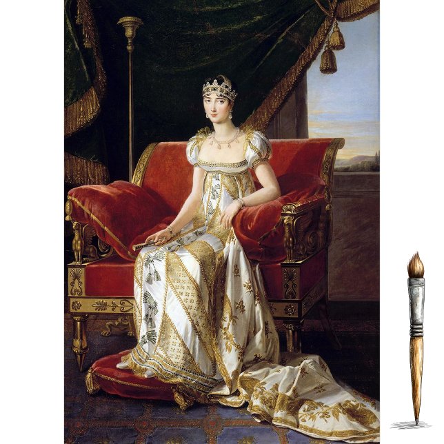 Portrait of Pauline Bonaparte, Princess Borghese   Tissue Paper (Creator Uploaded)