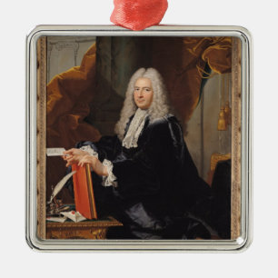 Portrait of Philibert Orry Metal Tree Decoration