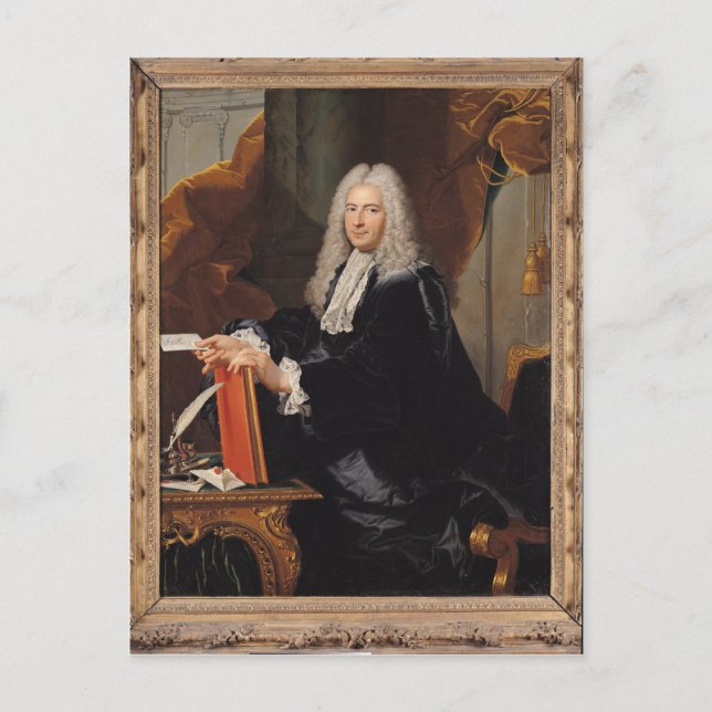 Portrait of Philibert Orry Postcard (Front)