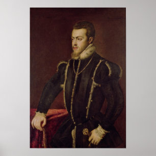 Portrait of Philip II  of Spain 2 Poster