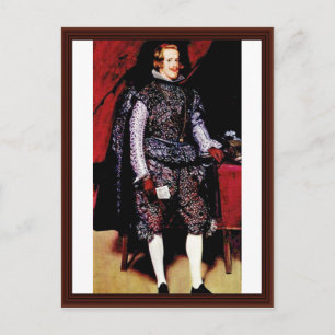 Portrait Of Philip Iv By Diego Velázquez Postcard