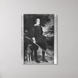 Portrait of Philip IV  King of Spain like a Canvas Print