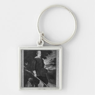 Portrait of Philip IV King of Spain like a Key Ring