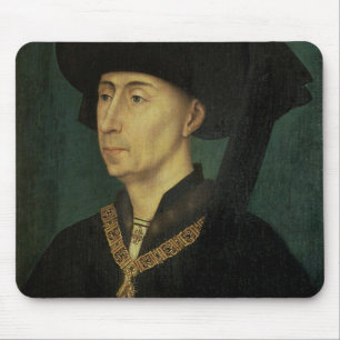 Portrait of Philip the Good  Duke of Burgundy Mouse Pad
