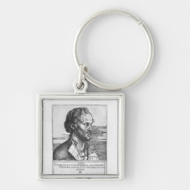 Portrait of Philipp Melanchthon, 1526 Key Ring (Front)