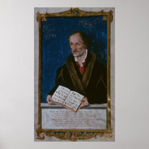 Portrait of Philipp Melanchthon Poster