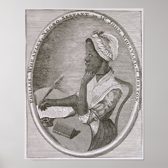 Portrait of Phillis Wheatley Poster (Front)