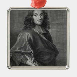 Portrait of Pierre Bayle Metal Tree Decoration