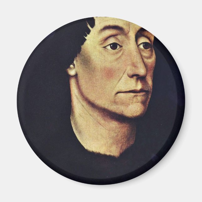 Portrait Of Pierre De Beffremont By Weyden Rogier Magnet (Front)