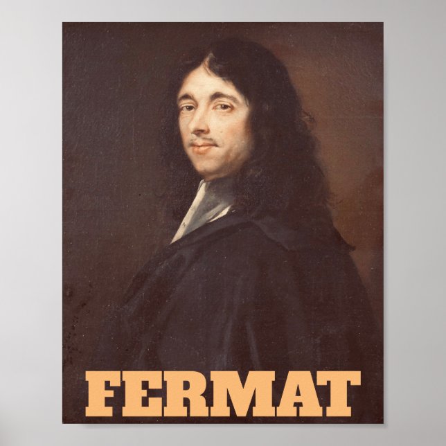Portrait of Pierre de Fermat Poster (Front)