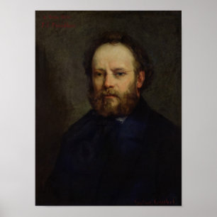 Portrait of Pierre Joseph Proudhon  1865 Poster