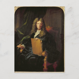 Portrait of Pierre Mignard  c.1690 Postcard