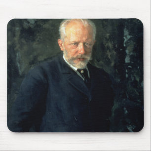 Portrait of Piotr Ilyich Tchaikovsky Mouse Pad
