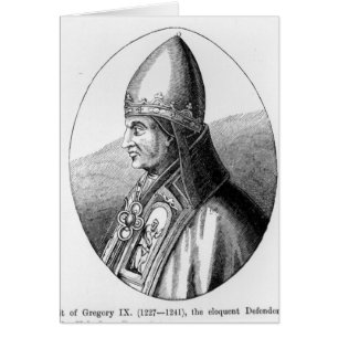 Portrait of Pope Gregory IX