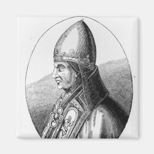 Portrait of Pope Gregory IX Magnet