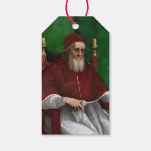 Portrait of Pope Julius II (by Raphael) Gift Tags
